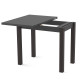 Стол обеденный раскладной ЮК Антрацит/Венге (8821009)