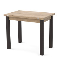 Стол обеденный раскладной ЮК Дуб кремона торро/Венге (8821006)