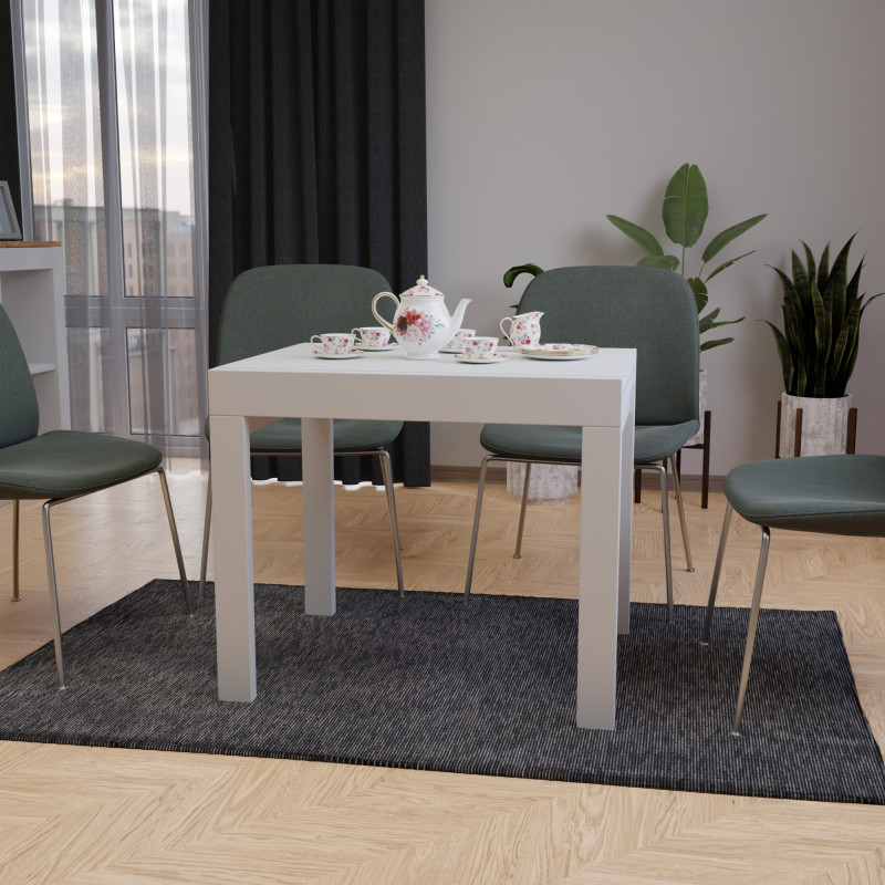 Стіл обідній розсувний КОРС Білий (2824820)