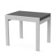 Стіл обідній розсувний КОРС Антрацит/Білий (2824823)