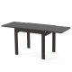 Стіл обідній розсувний КОРС Антрацит/Венге (2824829)