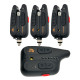 Набор сигнализаторов GLADIATOR RF1118 3+1 Black с пейджером (RF11183)