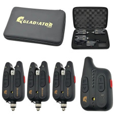 Набор сигнализаторов GLADIATOR RF1118 3+1 Black с пейджером (RF11183)