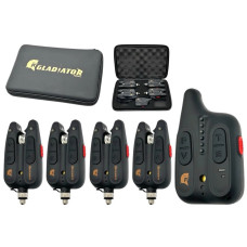Набор сигнализаторов GLADIATOR RF1118 4+1 Black с пейджером (RF11184)
