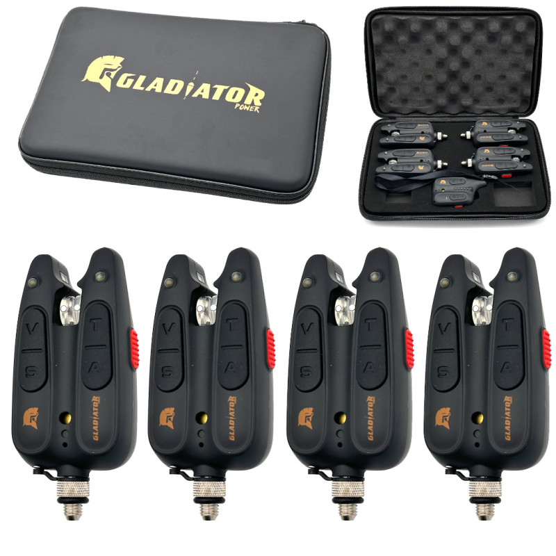 Набір сигналізаторів GLADIATOR BL1518 4+1 Black з пейджером+BLUETOOTH (BL15184)