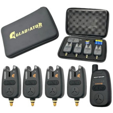 Набор сигнализаторов GLADIATOR RF298 4+1 Black с пейджером (RF2984)