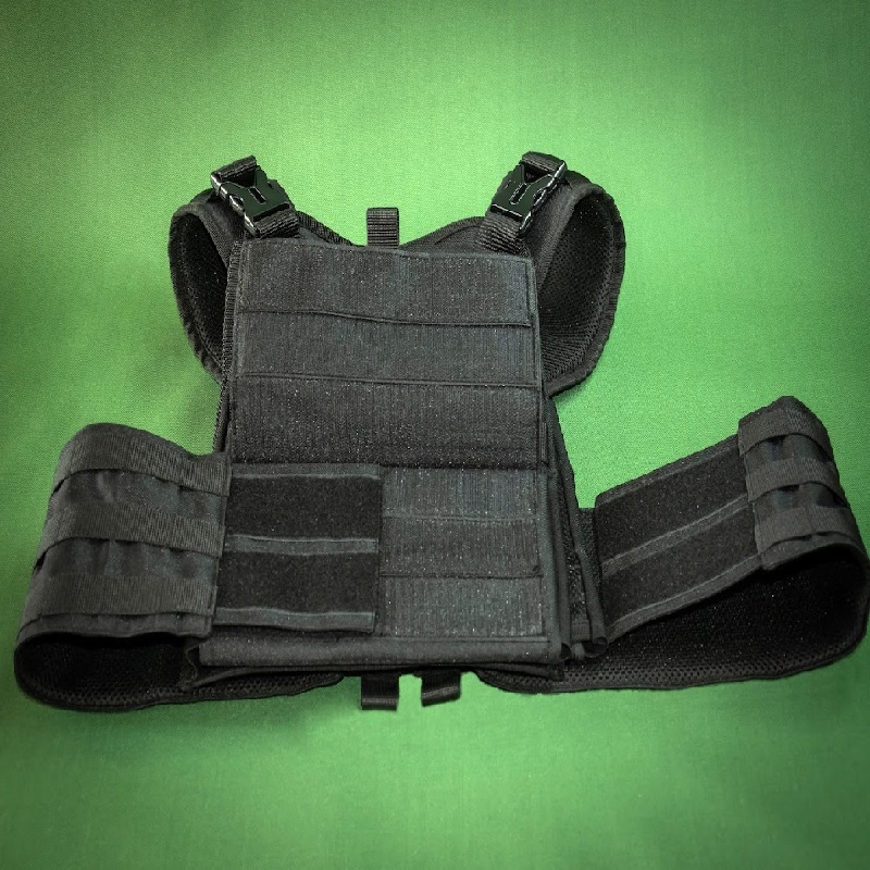 Kamizelka taktyczna Kirasa Cordura Plate Carrier, czarna (KI103)