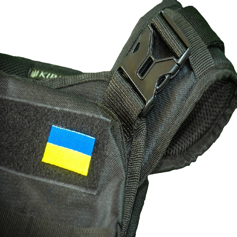 Kamizelka taktyczna Kirasa Cordura Plate Carrier, czarna (KI103)