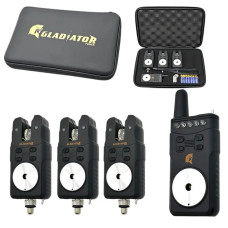 Набор сигнализаторов GLADIATOR RF698 3+1 Black с пейджером (RF6983)