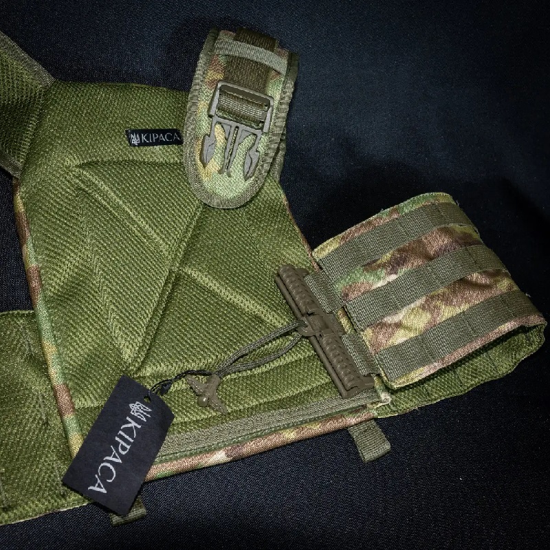 Плитоноска с быстрым сбросом кордура Kirasa мультикам (KI1044) (KI1044)