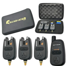 Набор сигнализаторов GLADIATOR RF298 3+1 Black с пейджером (RF2983)