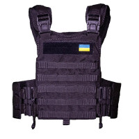 Kamizelka szybkozłączka Kirasa Black Cordura Quick Release Plate Carrier (KI1045) (KI1045)