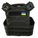 Kamizelka taktyczna Kirasa Cordura Plate Carrier, czarna (KI103)