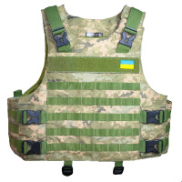 Kamizelka taktyczna z dodatkowym zabezpieczeniem Kirasa Pixel (KI1022) (KI1022)
