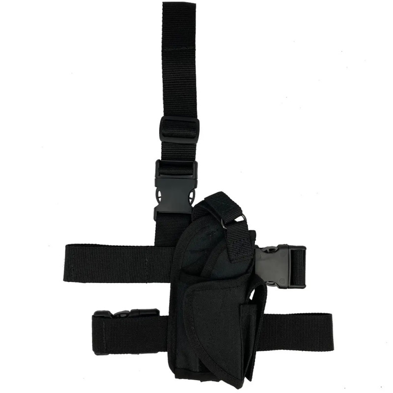 Кобура на бедро для ПМ из Molle черная(LE2438) (LE2438)