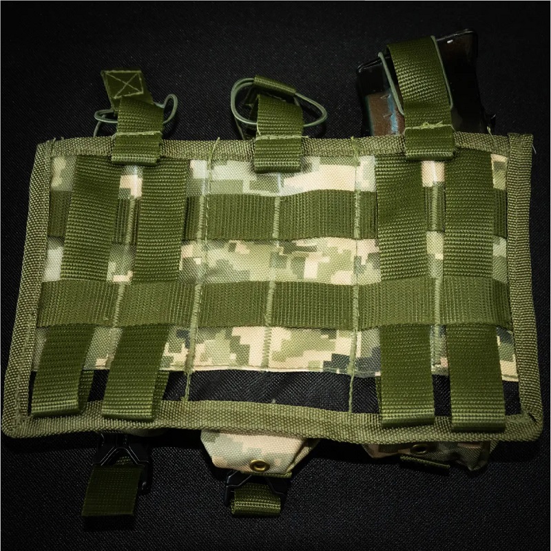 Подсумок для 6 магазинов АК Kirasa из кордуры пиксель (KI243) (KI243)