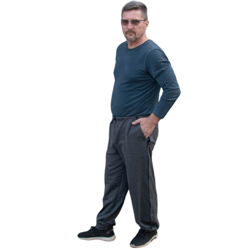 Адаптивные штаны при травмировании, двунитка Kirasa зеленая (KI4220)