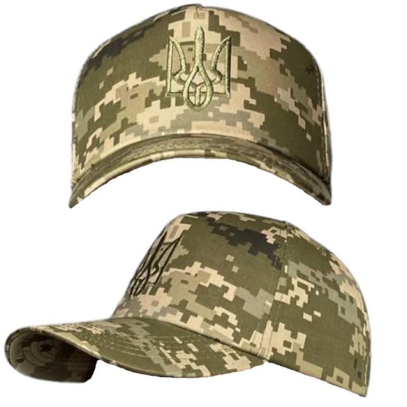 Кепка военная ВСУ герб пиксель (RA8930) (RA8930)