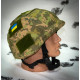Кавер Kirasa на шлем с козырьком Ballistic Helmet KC-HM001 пиксель (KI604) (KI604)