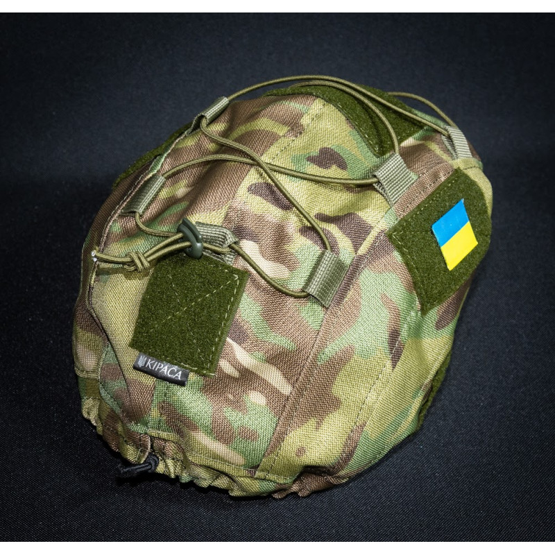 Кавер Kirasa на шлем с козырьком Ballistic Helmet KC-HM001 пиксель (KI604) (KI604)