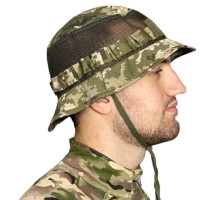 Панама военная сетка под шеврон пиксель (RA8934) (RA8934)