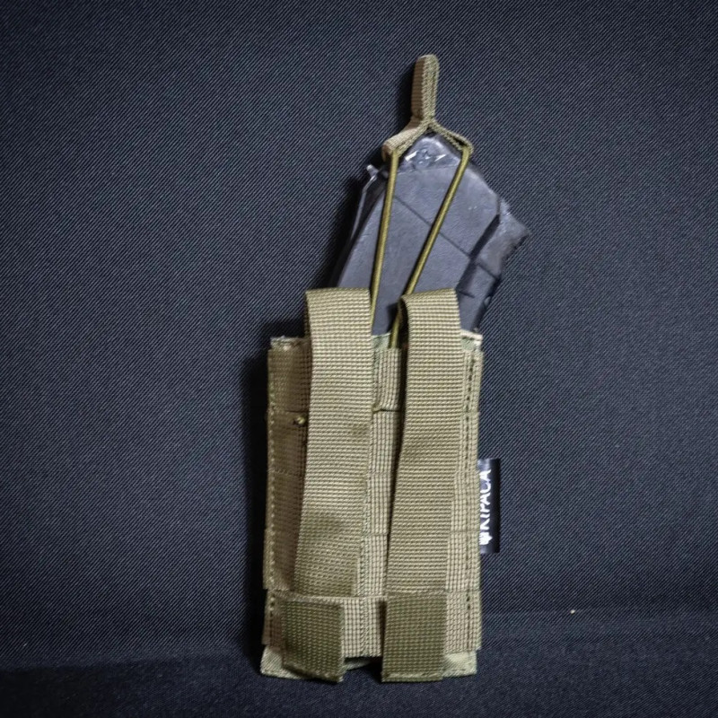 Подсумок одинарный под рожок Kirasa пиксель (KI112)