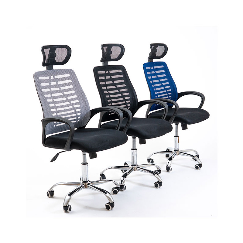 Кресло Richman Бласт Хром M-1 (Tilt) Сетка черная + серая (ADD0002355)