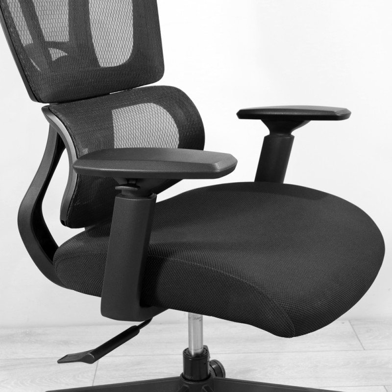 Кресло Richman Баланс Про Пластик Synchro Сетка Черная (ADD0003215)