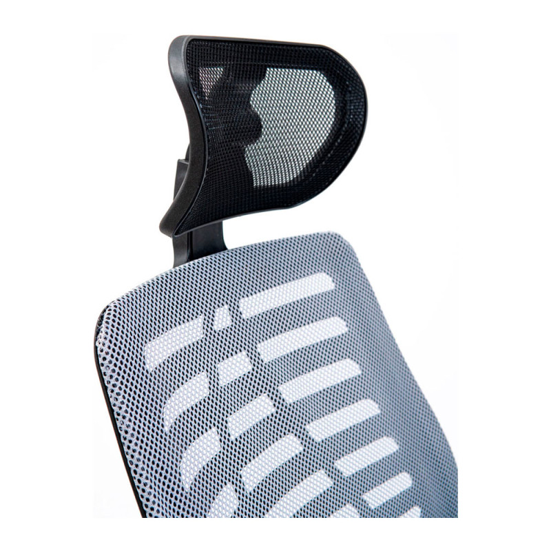 Кресло Richman Бласт Хром M-1 (Tilt) Сетка черная + серая (ADD0002355)