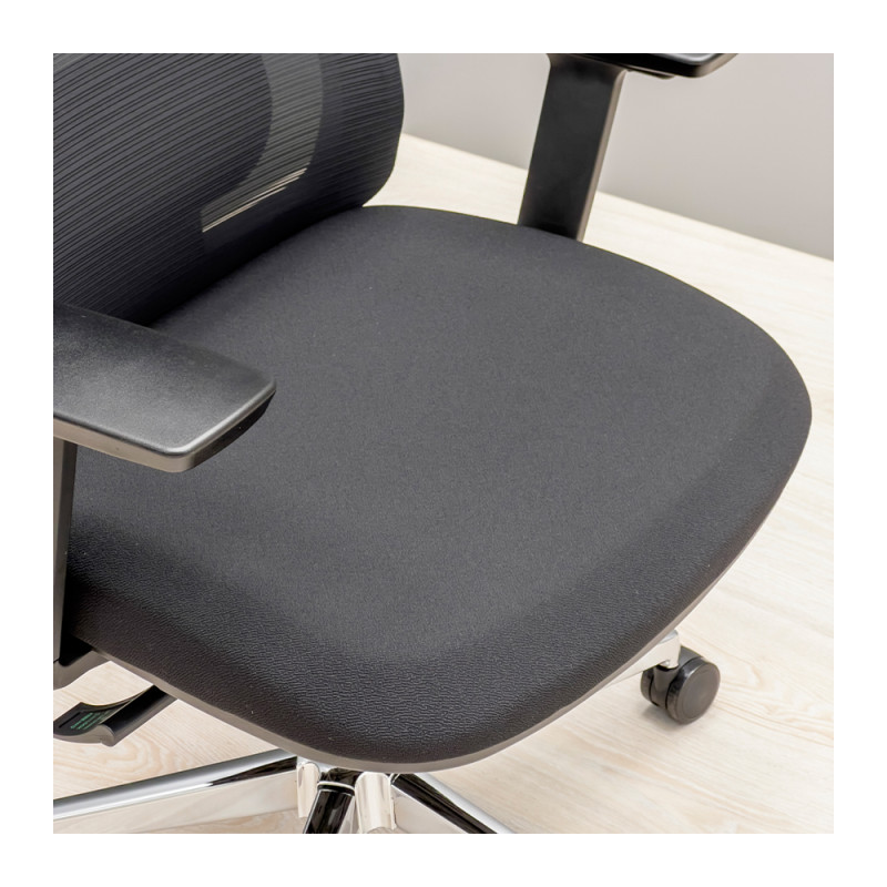 Кресло Richman Декарт Хром Synсhro Сеть Черная (R00000046588)