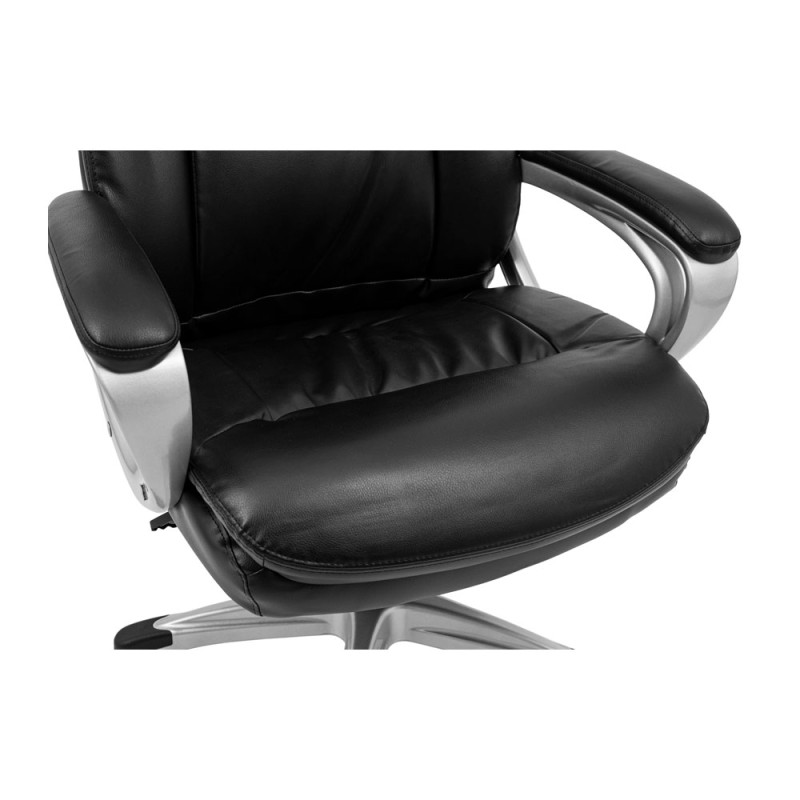 Кресло Richman Элит О Пластик Рич M-1 (Tilt) Кожа Сплит Черная (R00000041855)