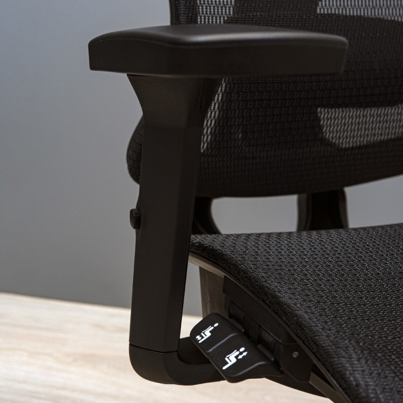 Кресло Эргостар Хром Synchro Сеть Черная (R00000052543)