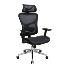 Кресло Эргостар Хром Synchro Сеть Черная (R00000052543)