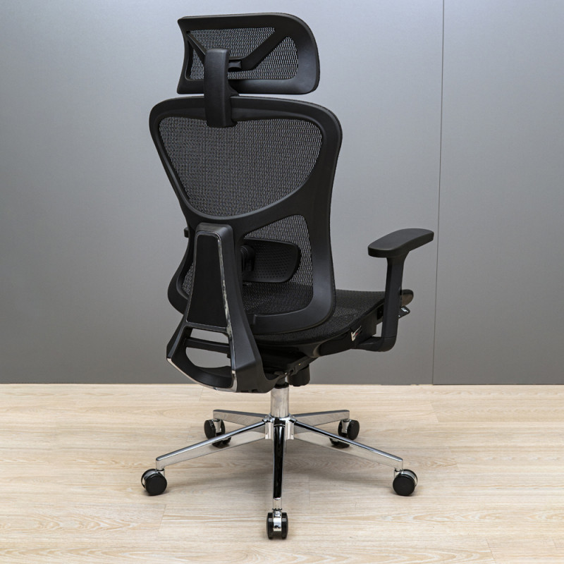 Кресло Эргостар Хром Synchro Сеть Черная (R00000052543)