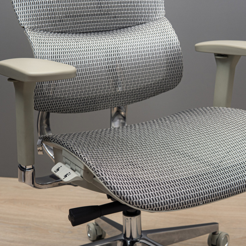 Кресло Эрготекс Алюм Synchro Сетка Серая (R00000052540)