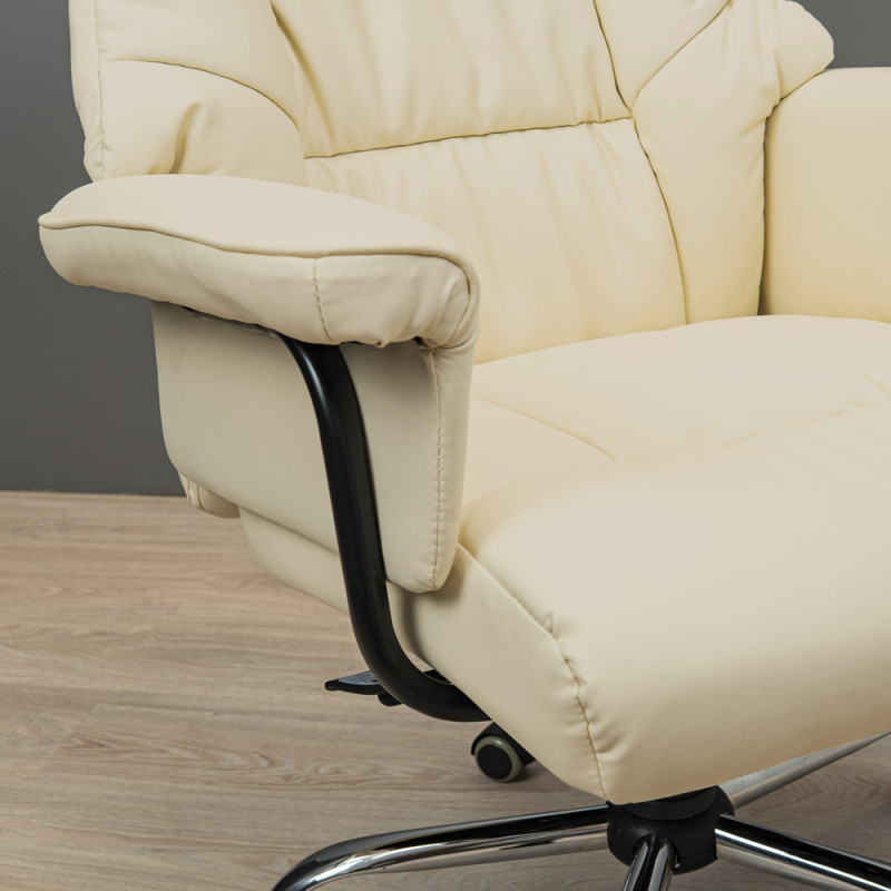 Кресло Richman Конгресс Хром M-2 Широкий (Anyfix Wide) Белый (R00000049674)