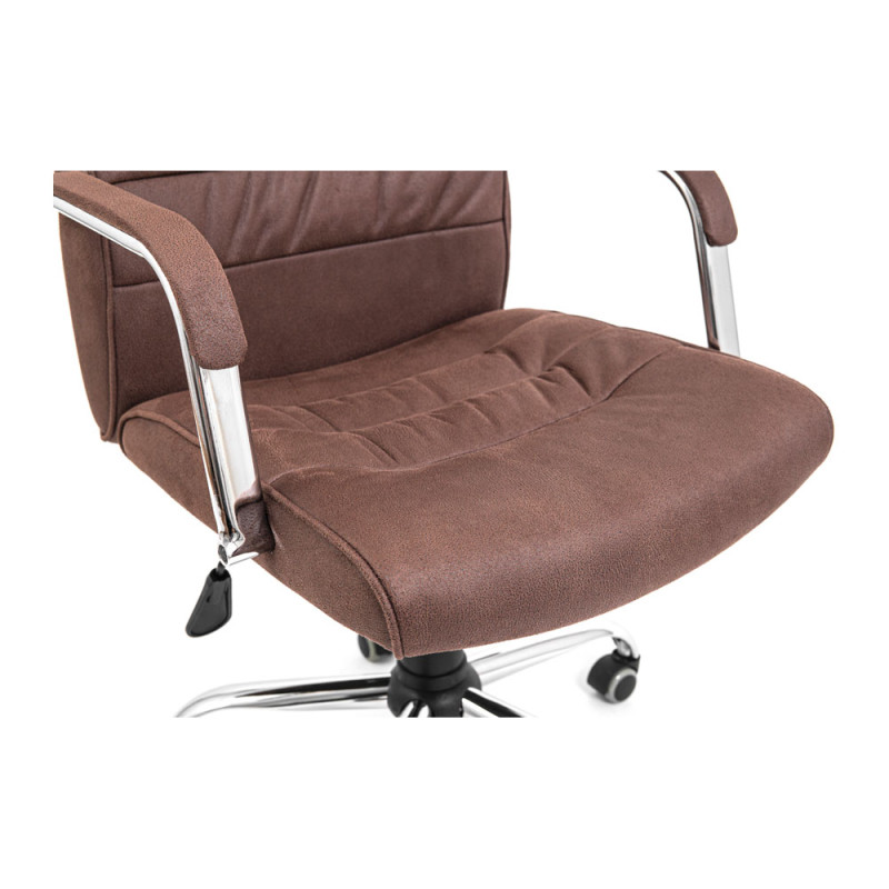 Кресло Richman Лион Ю Хром П5 M-2 (Anyfix) Мустанг Кофе (R00000050117)