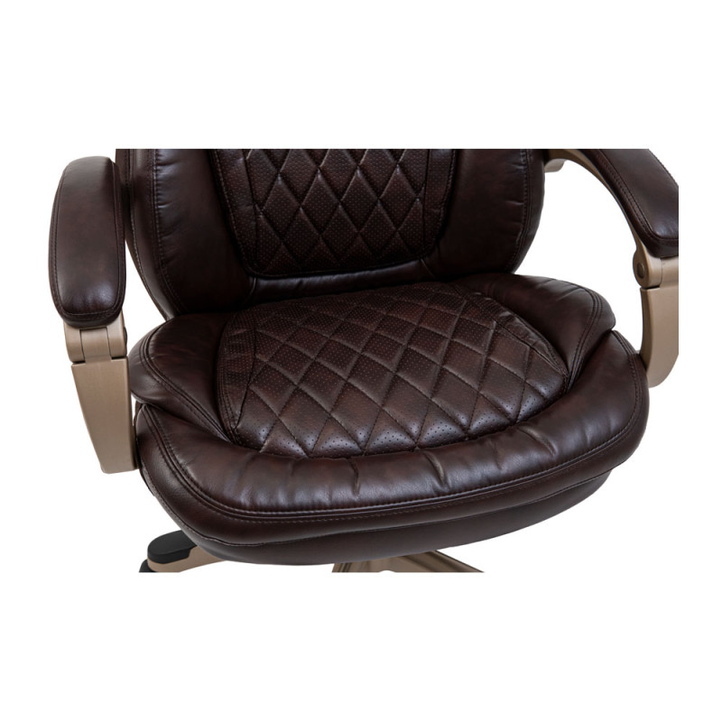 Кресло Richman Премио Пластик Рич Synchro Кожа Сплит Темно-коричневая (R00000042322)
