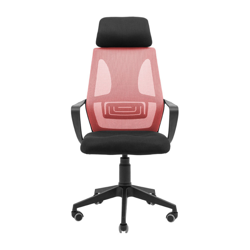 Кресло Richman Профи Пластик Пиастра Сетка черная+красная (ADD0003191)