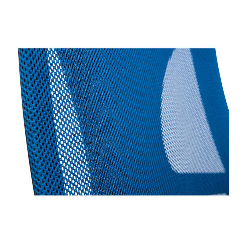 Кресло Richman Профи Пластик Пиастра Сетка черная + синяя (ADD0003190)