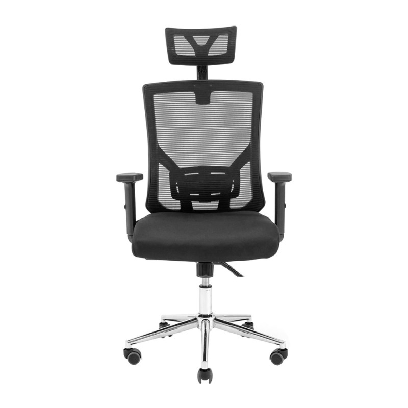 Кресло Richman Роджер Хром M-2 (Anyfix) Сетка черная (ADD0002376)