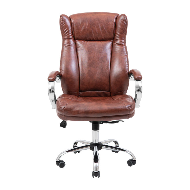 Кресло Richman Сенатор Хром М-2 (Anyfix) Коричневая (IM0000019)