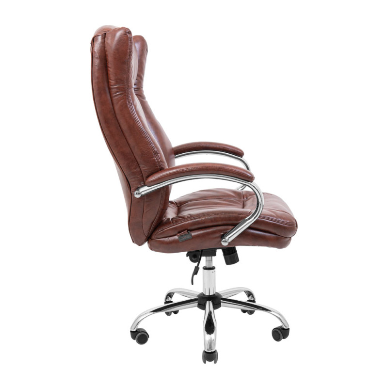 Кресло Richman Сенатор Хром М-2 (Anyfix) Коричневая (IM0000019)