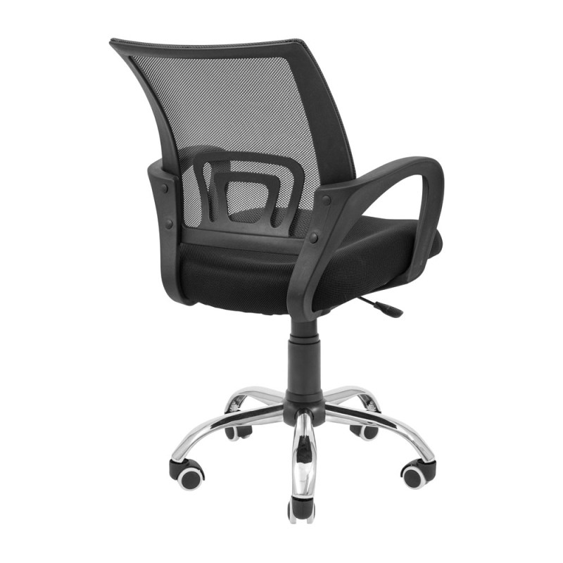 Кресло Richman Спайдер Ю Хром Пиастра Сеть черная (ADD0002872)