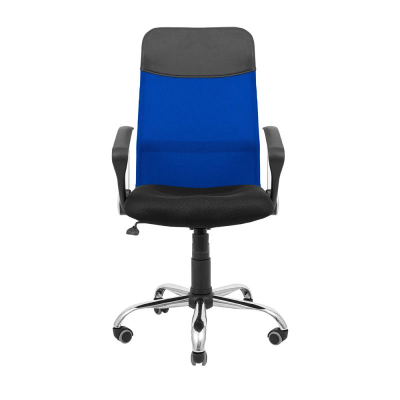 Кресло Richman Ультра Ю Хром M-1 (Tilt) Сетка черная + синяя (ADD0003100)