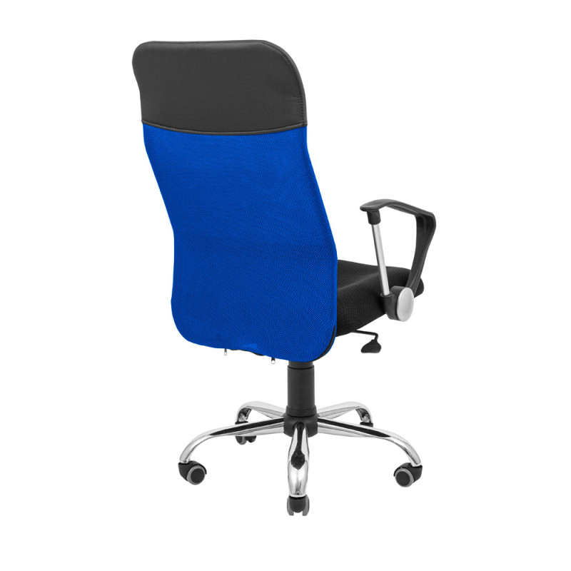 Кресло Richman Ультра Ю Хром M-1 (Tilt) Сетка черная + синяя (ADD0003100)