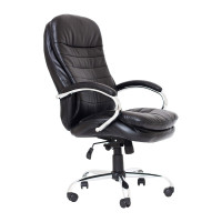 Кресло Richman Валенсия В Хром M-2 (Anyfix) Чорний (ADD0000018)