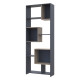 Этажерка Высокая B1S Графит/Дуб Сонома 81х30х210 (41516040)