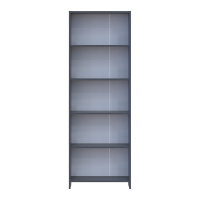 Этажерка Большая Графит 61х22х180 (41516053)