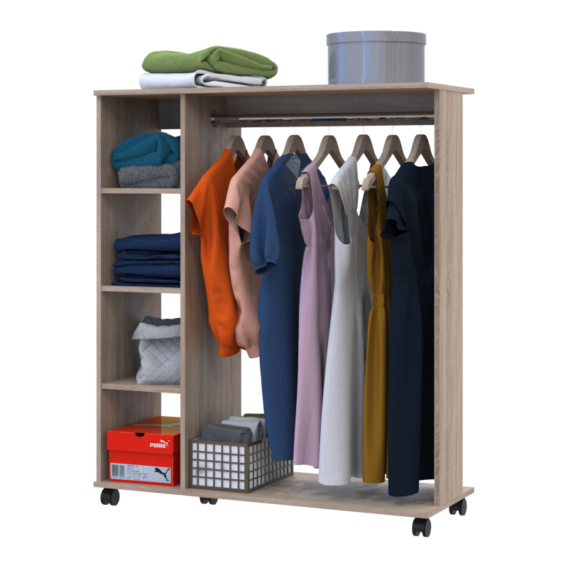 Гардеробна стойка Д1 Дуб сонома 110х41.6х129.4 (41510079)